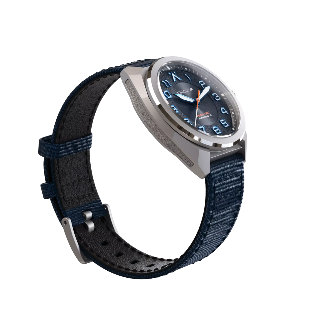 Relógio Circula Pilot watch ProFlight Blue PF-SS-BB