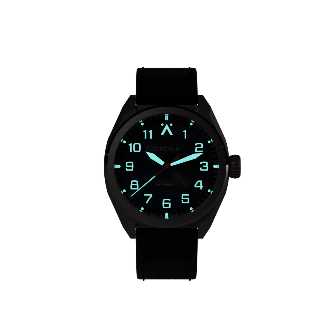 Relógio Circula Pilot watch ProFlight Blue PF-SS-BB