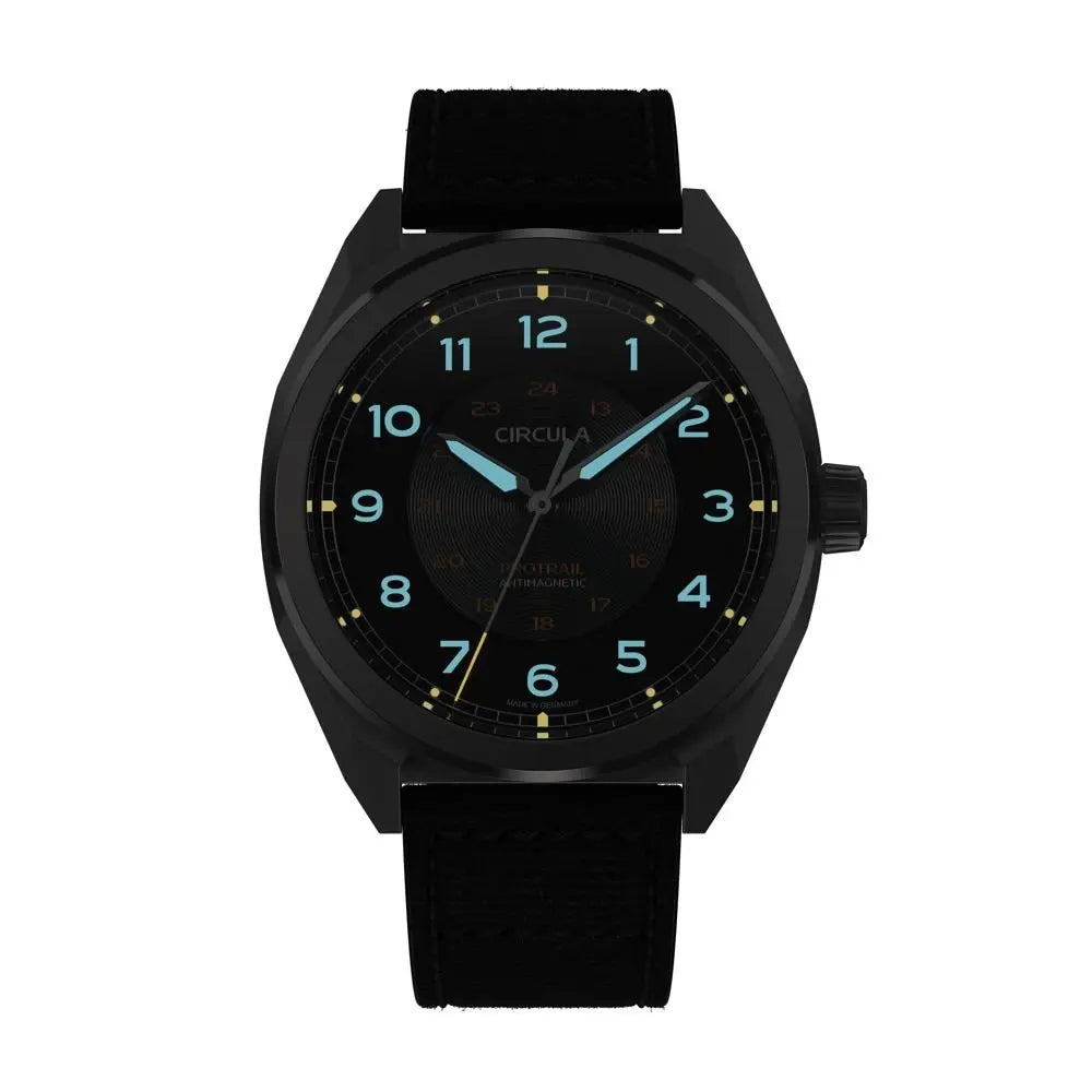 Relógio Circula Field watch ProTrail Black PT-SS-SS