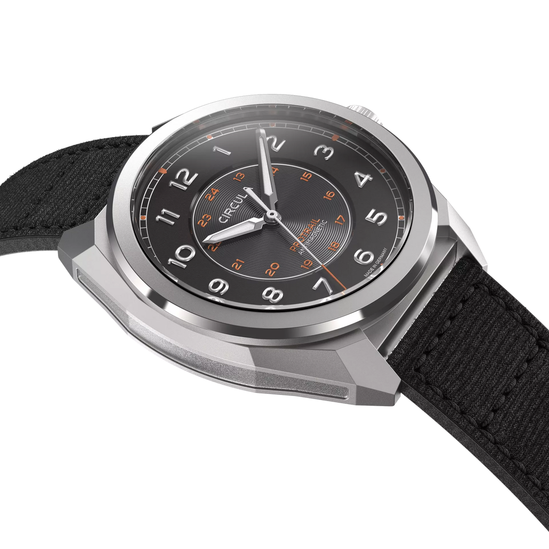Relógio Circula Field watch ProTrail Black PT-SS-SS