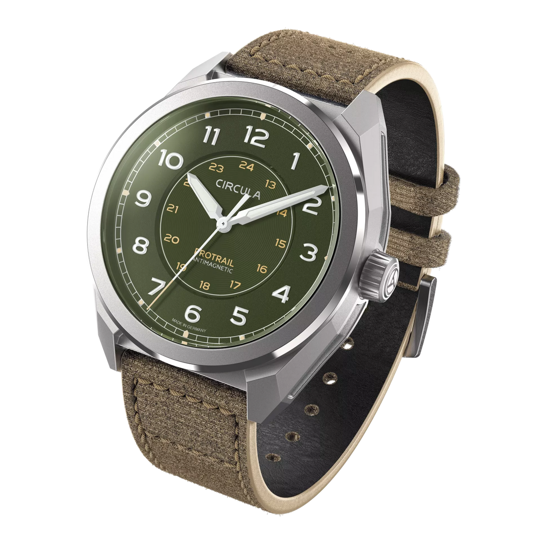 Relógio Circula Field watch ProTrail Green PT-SS-PU