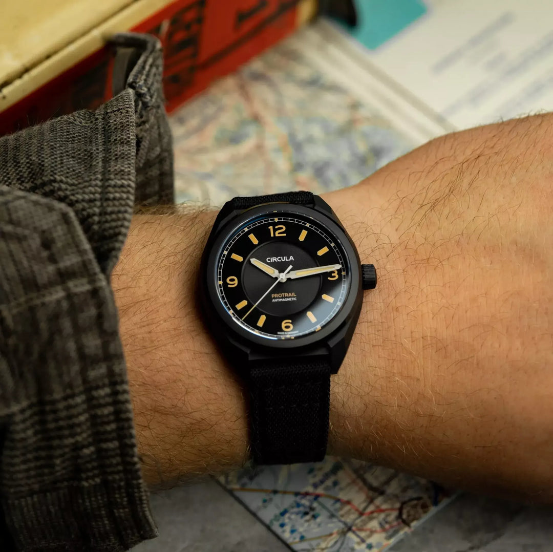 Relógio Circula Field watch ProTrail Black OR LE PT-SS-SS