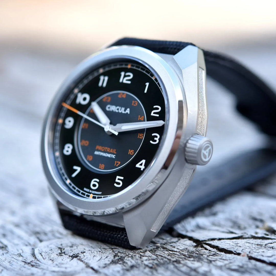Relógio Circula Field watch ProTrail Black PT-SS-SS