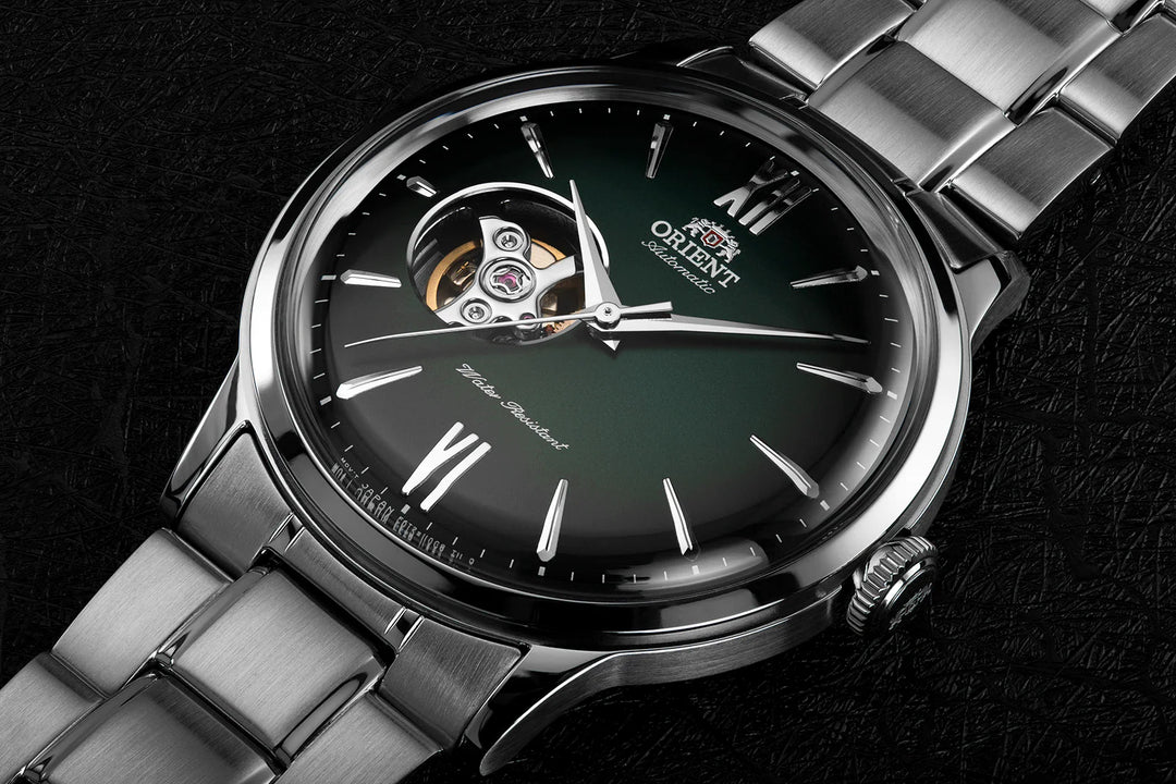 Relógio Orient Helios RA-AG0026E30B 40.5mm BAMBINO OPEN HEART