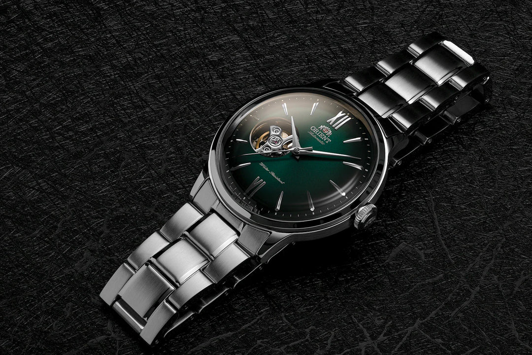 Relógio Orient Helios RA-AG0026E30B 40.5mm BAMBINO OPEN HEART
