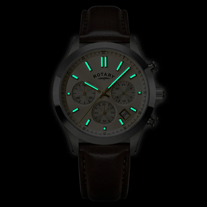 Relógio Rotary Heritage Chronograph Quartzo RGS10071/03