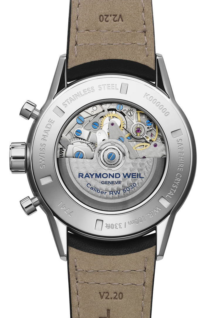 Relógio RAYMOND WEIL freelancer tri-compax chronograph 43 mm, 7741-SC1-30021