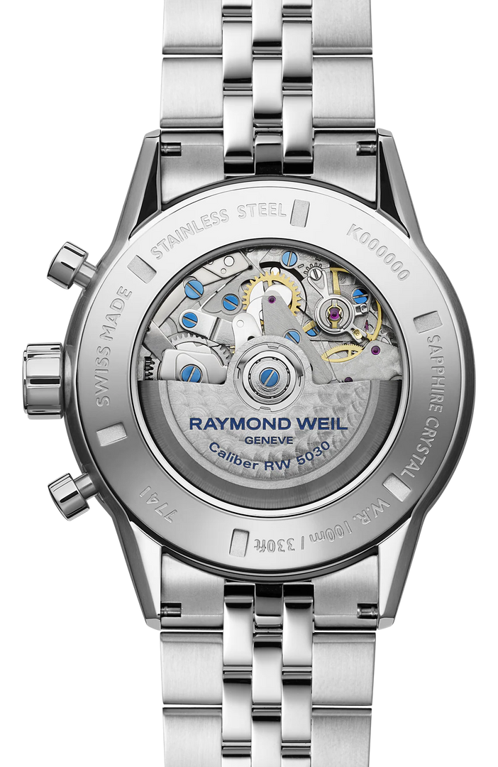 Relógio RAYMOND WEIL freelancer tri-compax chronograph 43 mm, 7741-ST3-50021
