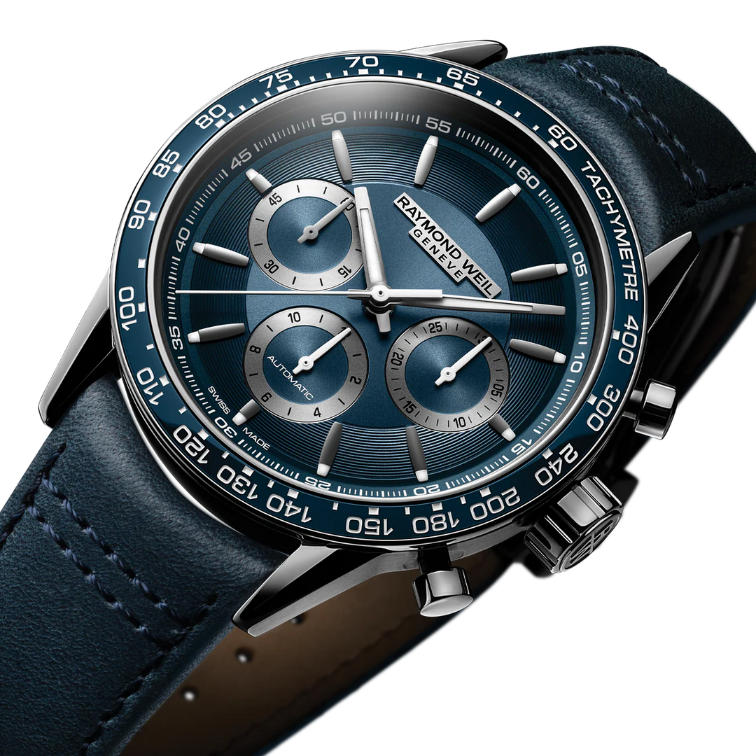 Relógio RAYMOND WEIL freelancer tri-compax chronograph 43 mm, 7741-SC3-50021