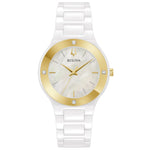 Carregue a imagem no visualizador da Galeria, Relógio Feminino Bulova Millennia Cerâmica Branca 98R292N
