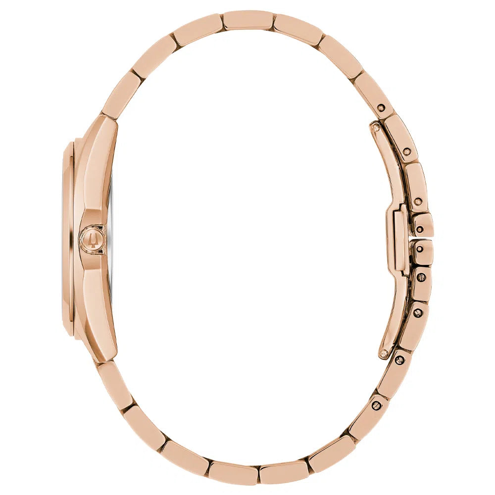 Relógio Feminino Bulova Surveyor Aço Rosé 97P156
