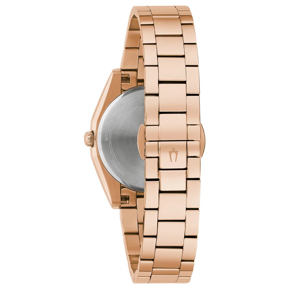 Relógio Feminino Bulova Surveyor Aço Rosé 97P156