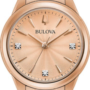 Relógio Feminino Bulova Sutton Aço Rosé 97P151