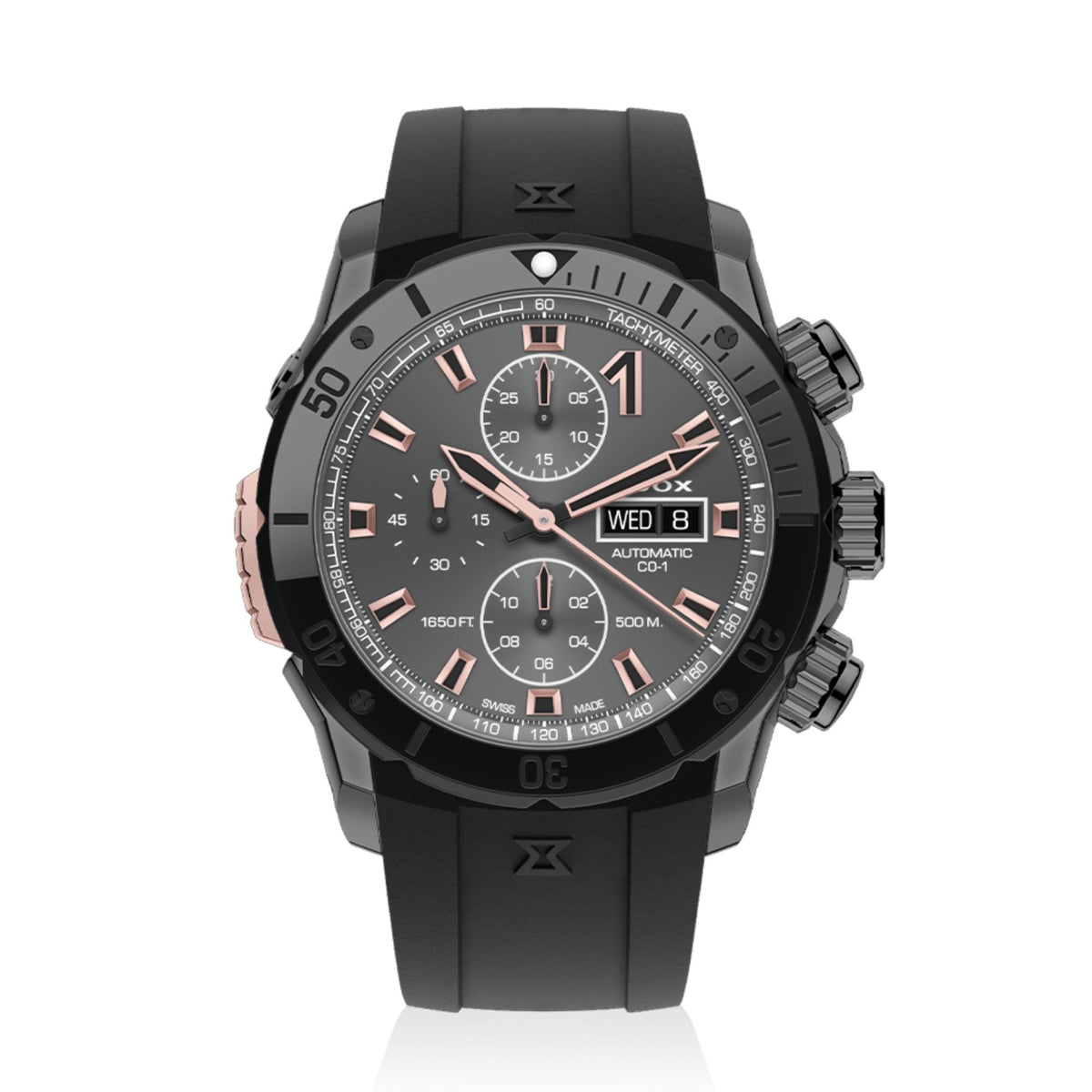 Relógio Edox CO-1 CO-1 Chronograph Automático Ø 45 mm | 01128-37GNRCA ...