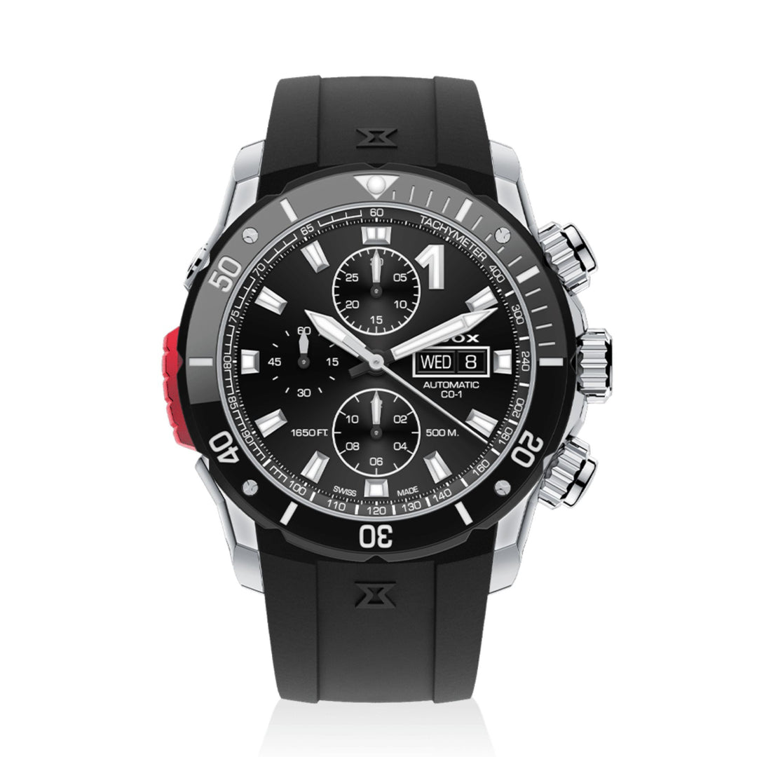 Relógio Edox CO-1 CO-1 Chronograph Automático Ø 45 mm | 01128-3NRCA-NN