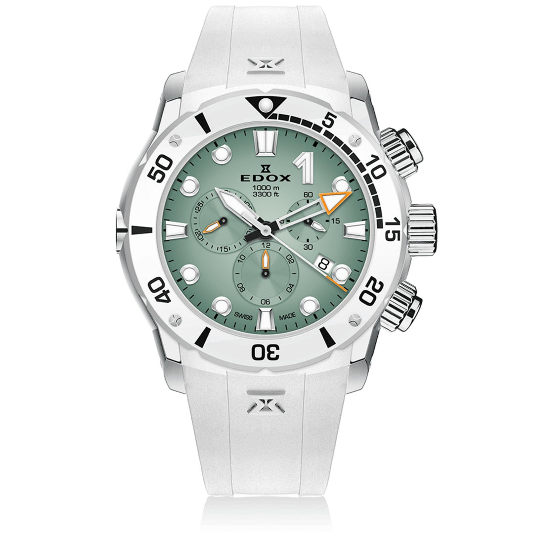 Relógio Edox CO-1 Chronograph Ø 45 mm | Quartzo 10242-TINBN-VIDNO
