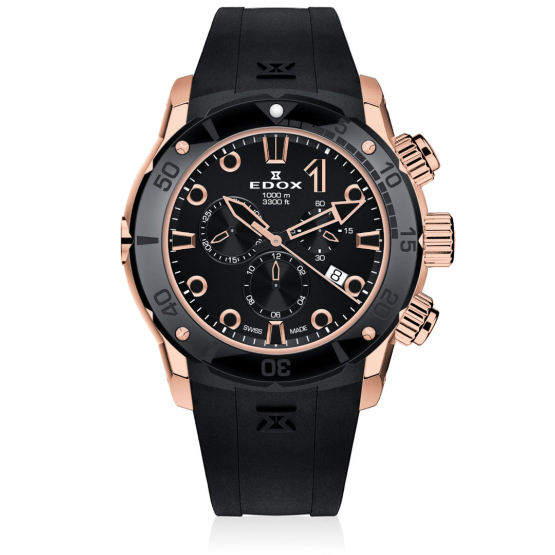 Relógio Edox CO-1 Chronograph Ø 45 mm | Quartzo 10242-TINR-NIR