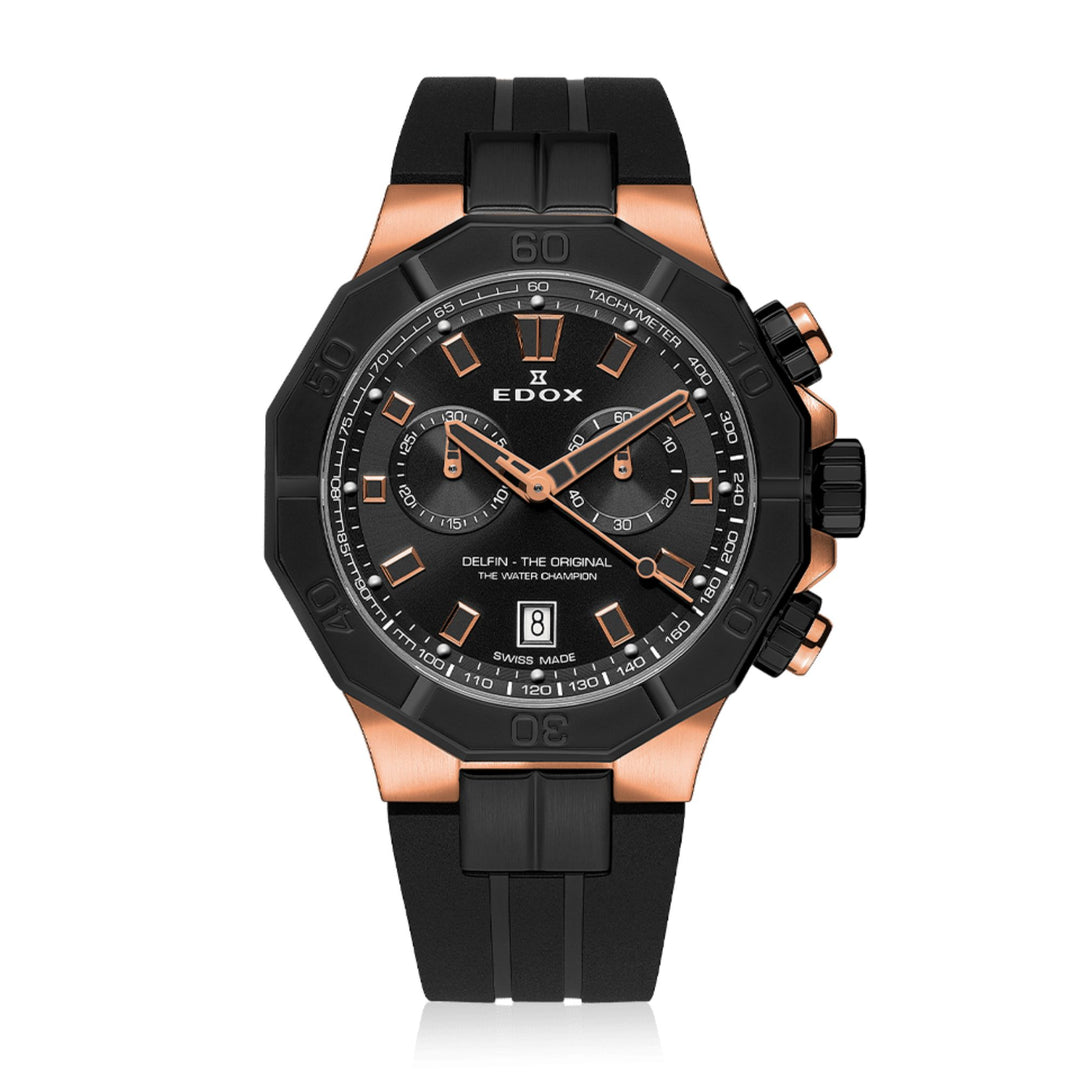 Relógio Edox Delfin The Original Chronograph Ø 43 mm | Quartzo 10113-37RNCA-NIR
