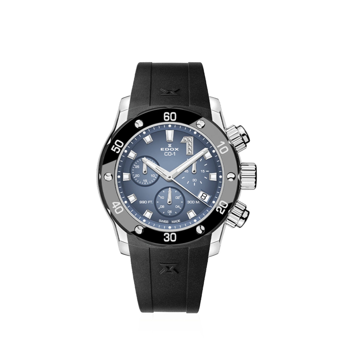 Relógio Edox Feminino CO-1 Chronolady Ø 38 mm | Quartzo 10255-3CA-BUIDN