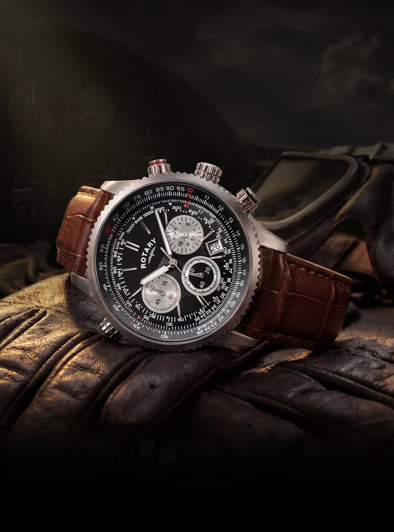 Relógio Rotary Pilot Chronograph Quartzo RGS00100/04