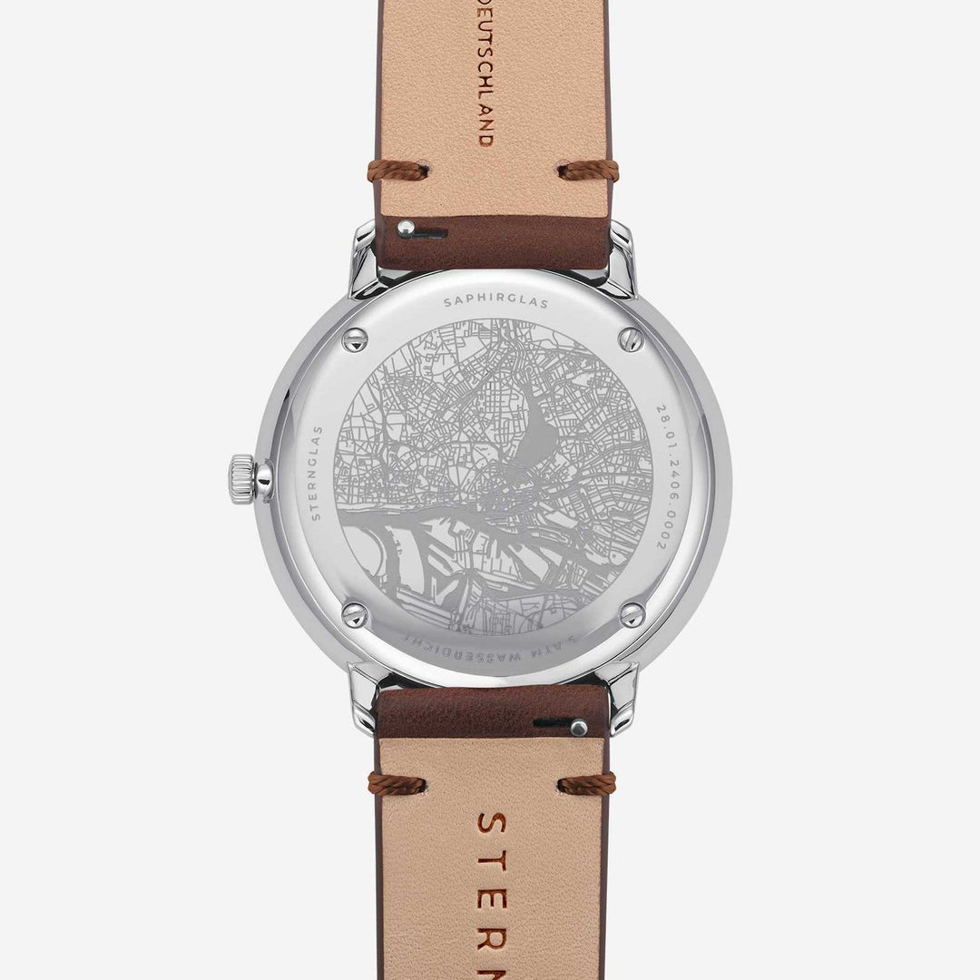 Relógio STERNGLAS Hamburg 42 mm S01-HH39-VI11 Quartz