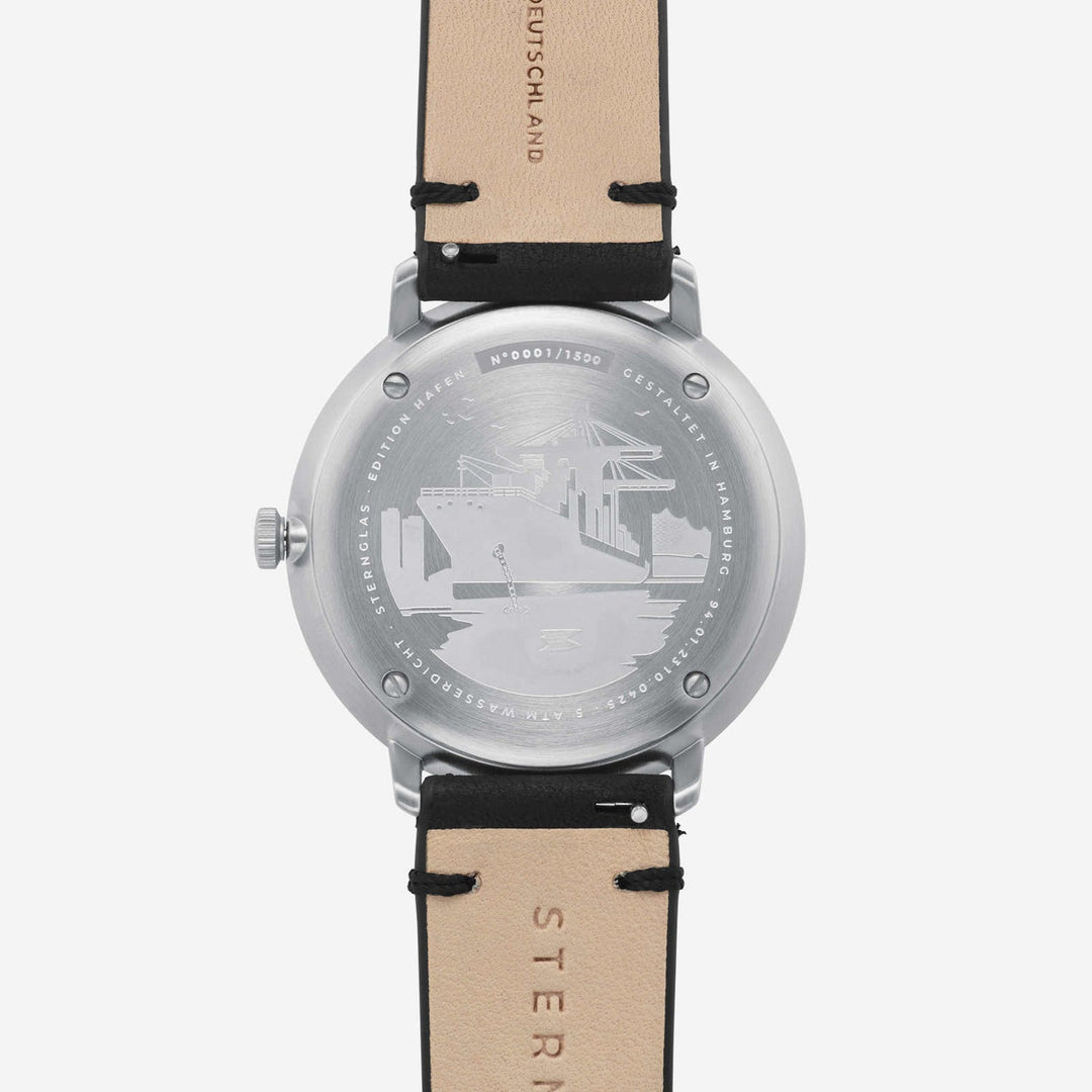Relógio STERNGLAS Hamburg Edition Hafen 42 mm S01-HHH16-VI15 Quartz