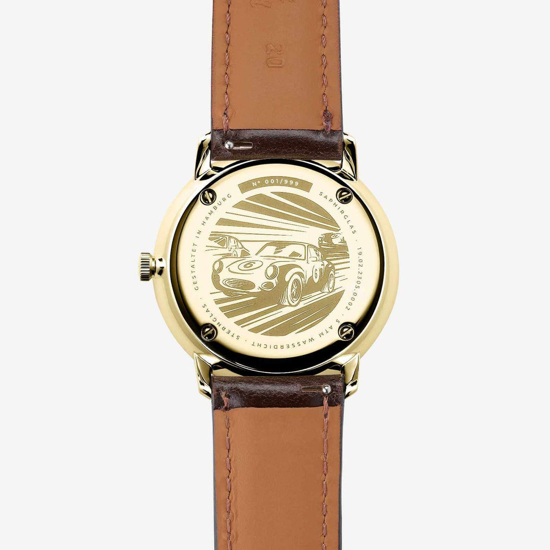 Relógio STERNGLAS Naos 38 mm S01-NAC22-BR01 Quartz