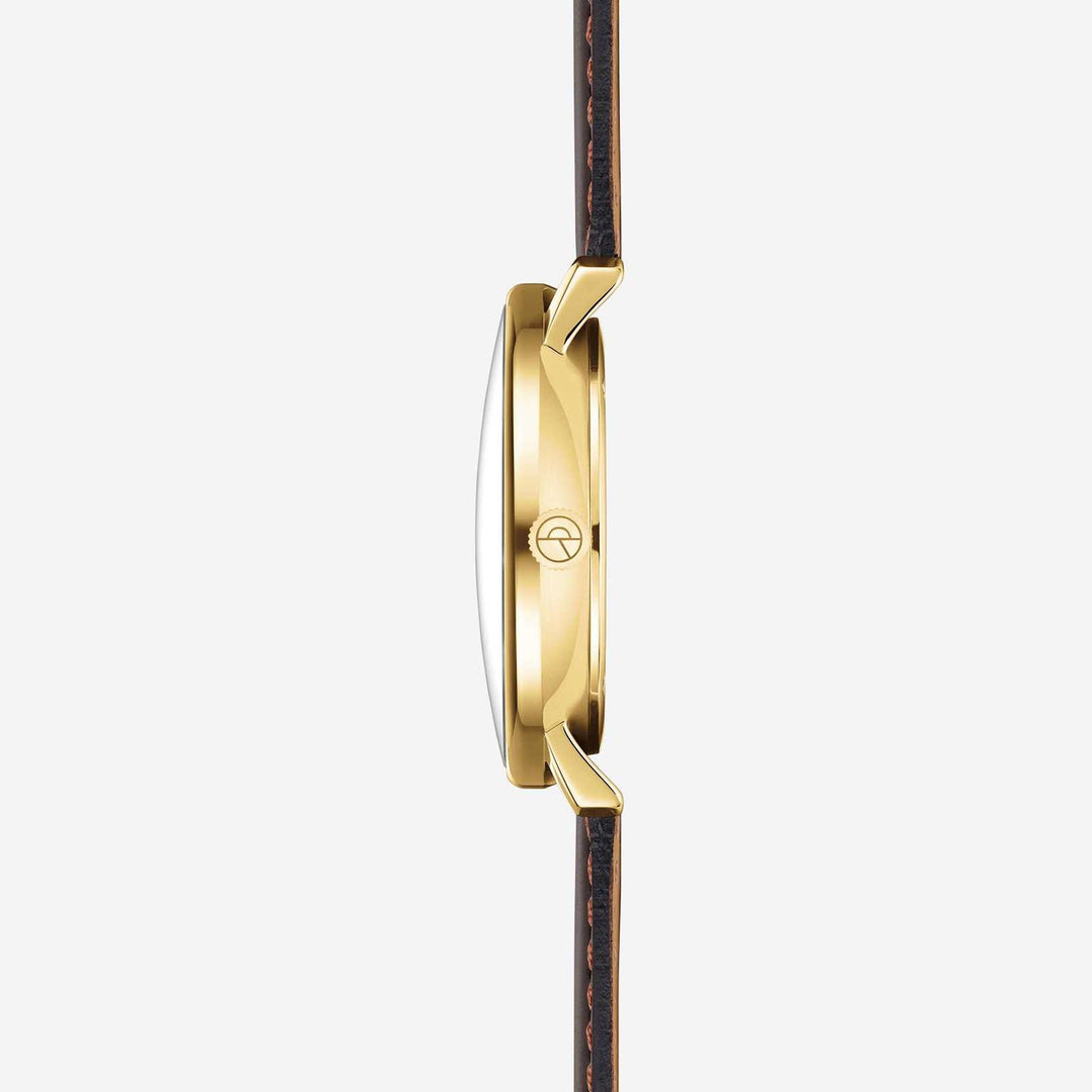 Relógio STERNGLAS Naos Edition Aventurine 38 mm S01-NAN41-BR01 Quartzo
