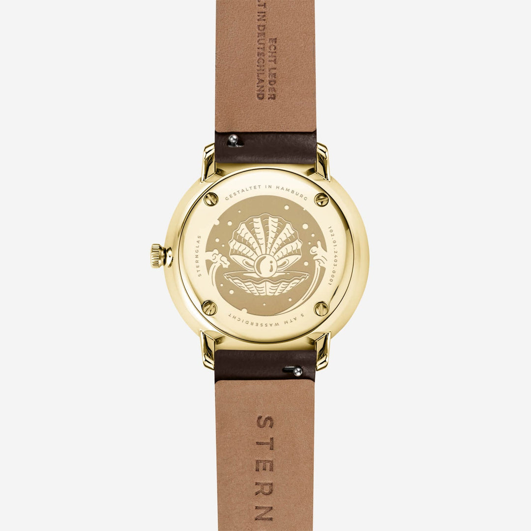 Relógio Feminino STERNGLAS Naos XS Edition Mother of Pearl 33 mm S01-NDP07-MI07 Quartz