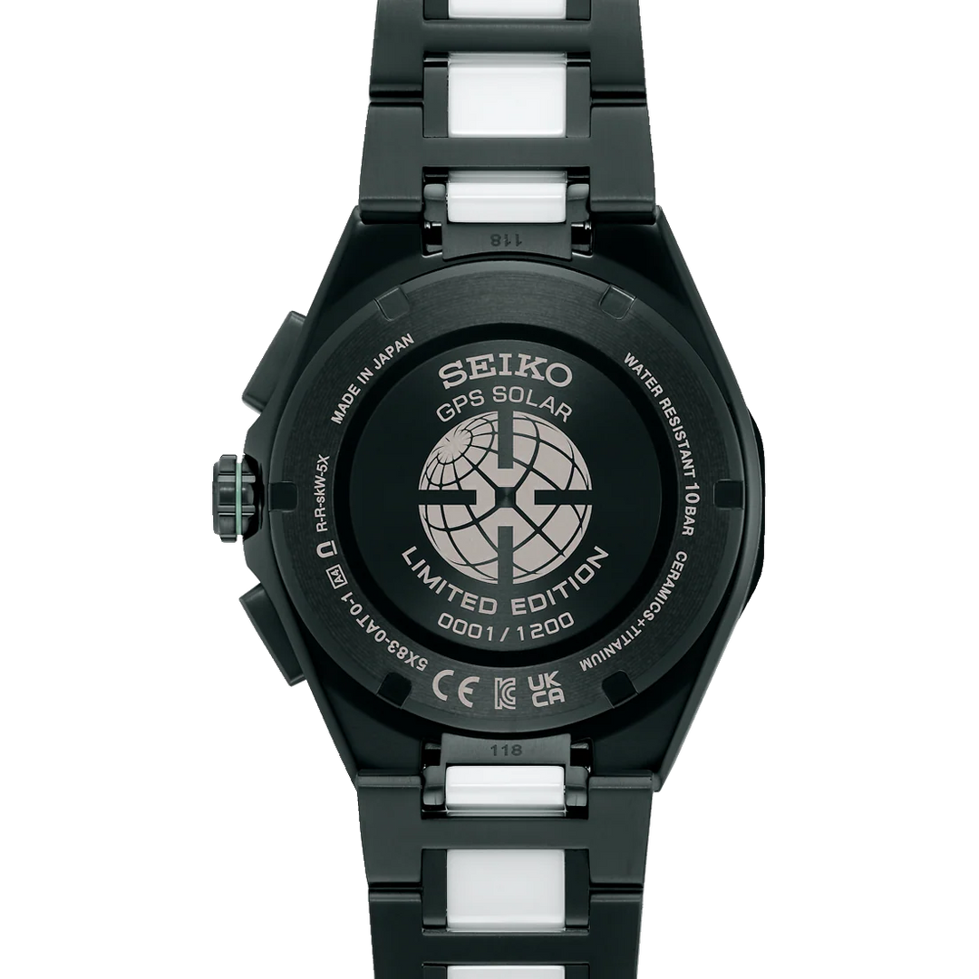 Relógio Seiko SSH185 Astron World Time Titânio GPS Solar 2025 Limited Edition