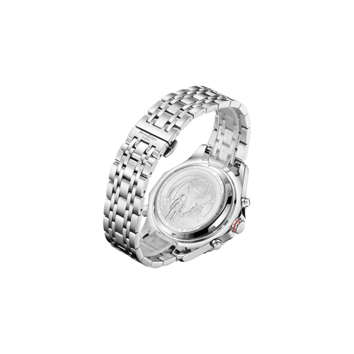 Relógio Swan & Edgar World Timer Mechanical Quartz Orange
