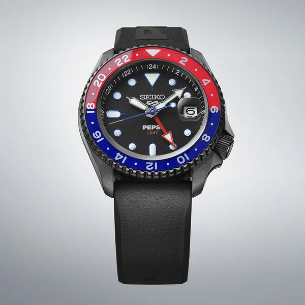 Relógio Seiko SSK047K1 5 Sports SKX series Pepsi