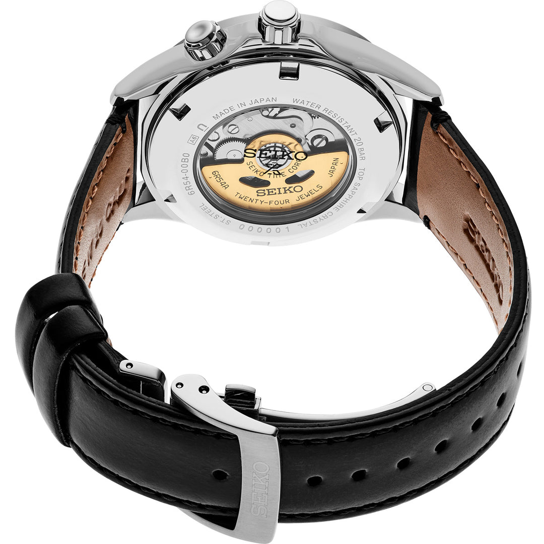 Relógio Seiko SPB379 Alpinist GMT Black 3 Day Automático