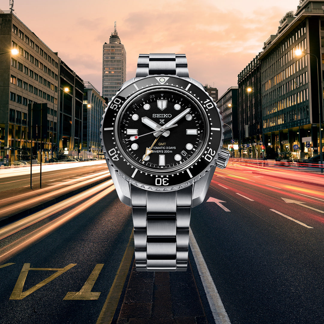 Relógio Seiko PROSPEX SPB383 Sea 1968 Diver’s Modern Re-Interpretation GMT
