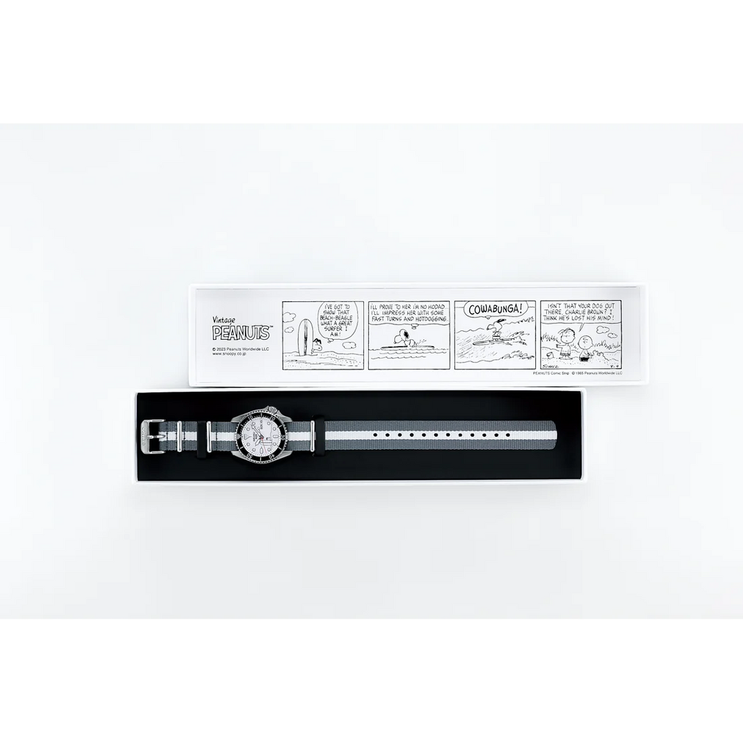 Relógio Seiko 5 Sports 55th Anniversary Peanuts Limited Edition SRPK25