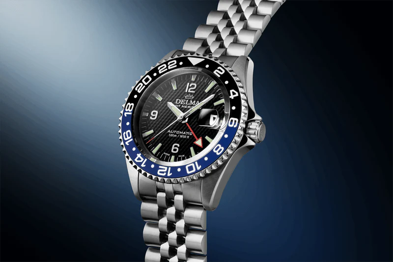 Relógio DELMA Santiago GMT Meridian Automático 41702.756.6.034