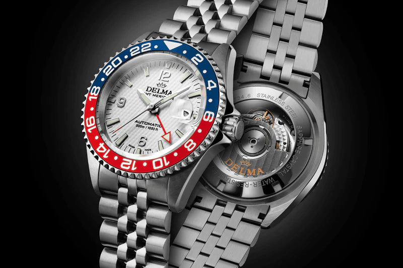 Relógio DELMA Santiago GMT Meridian Automático 41702.756.6P014