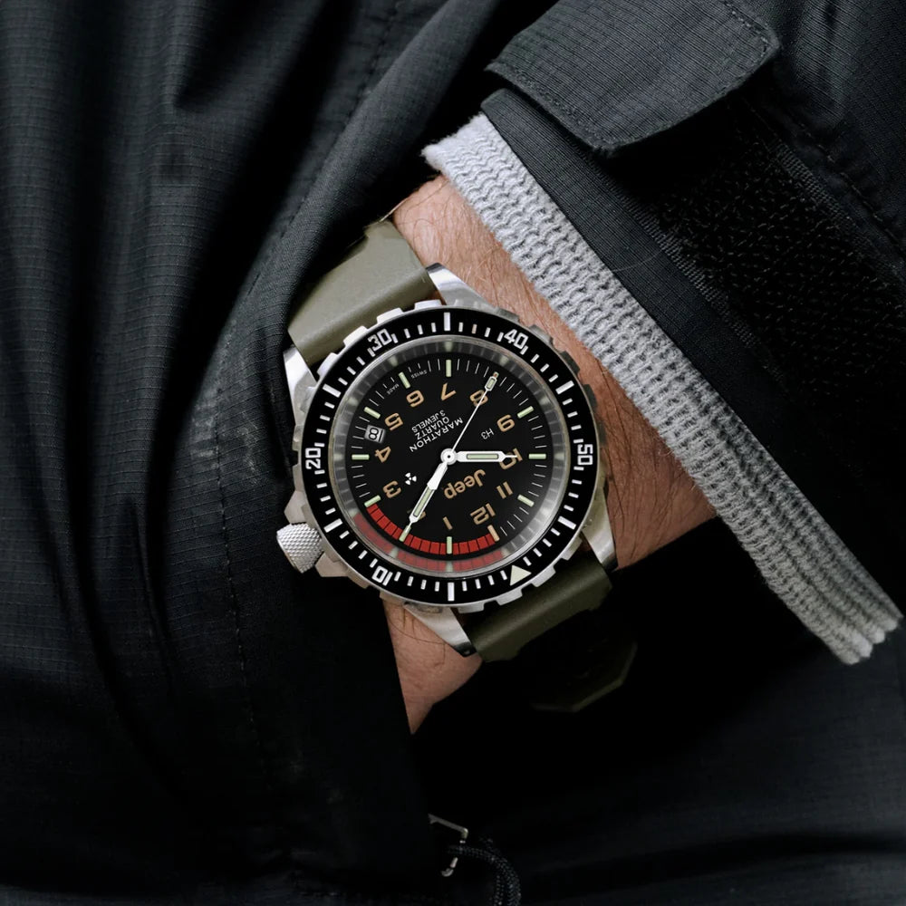 Relógio Marathon TSAR Diver's Jeep Rubicon 41mm  Quartzo