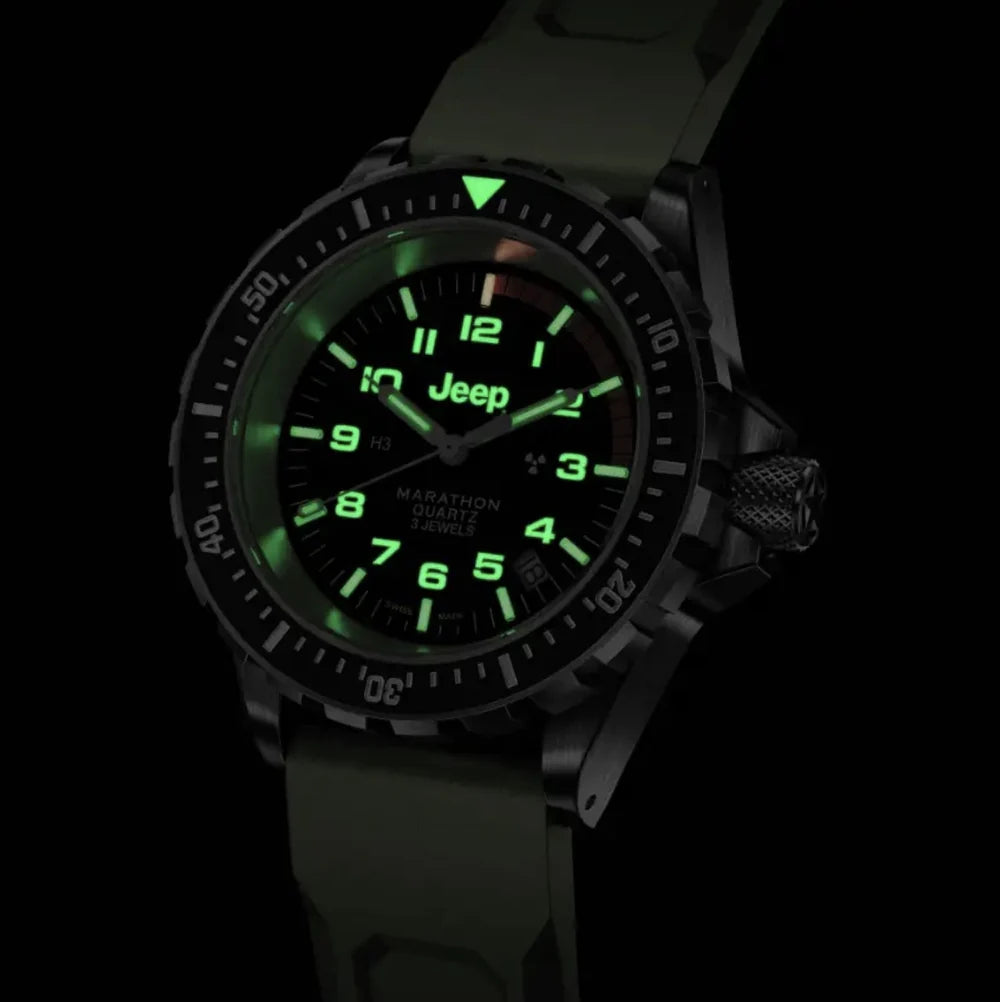 Relógio Marathon TSAR Diver's Jeep Rubicon 41mm  Quartzo