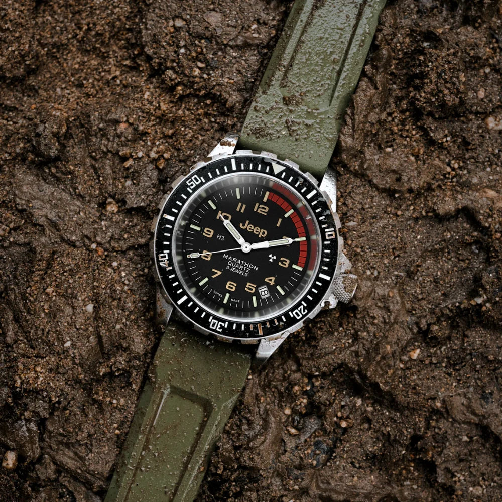 Relógio Marathon TSAR Diver's Jeep Rubicon 41mm  Quartzo