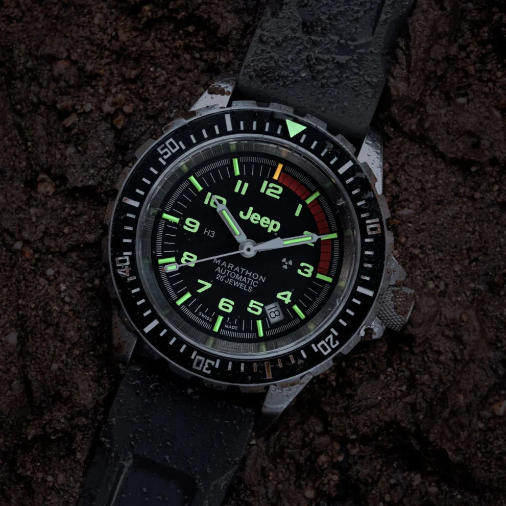 Relógio Marathon GSAR Diver's Jeep Rubicon 41mm Automático