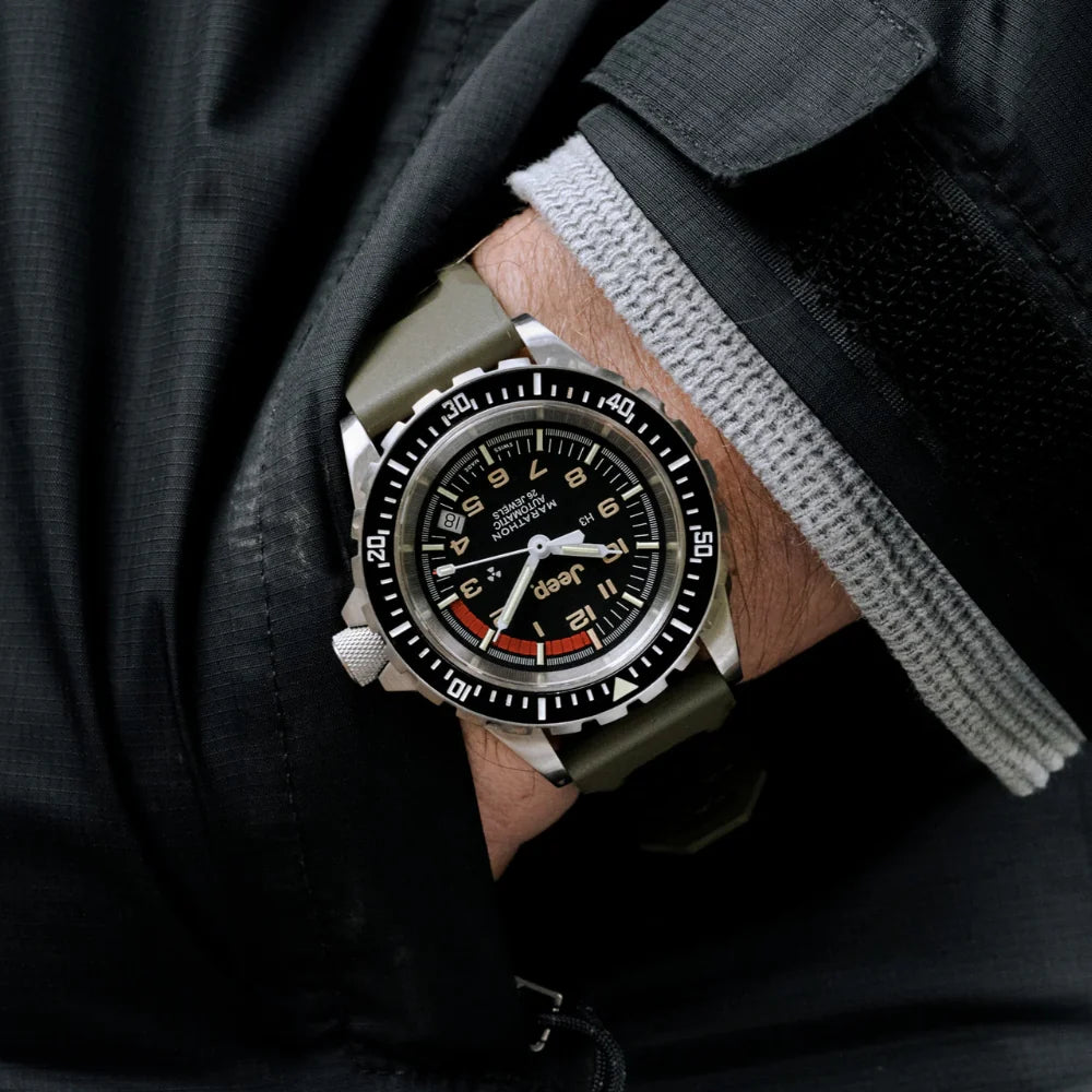 Relógio Marathon GSAR Diver's Jeep Rubicon 41mm Automático