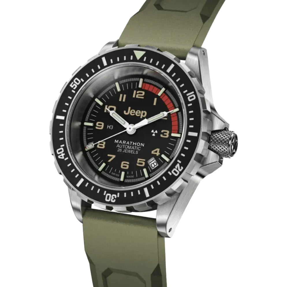 Relógio Marathon GSAR Diver's Jeep Rubicon 41mm Automático