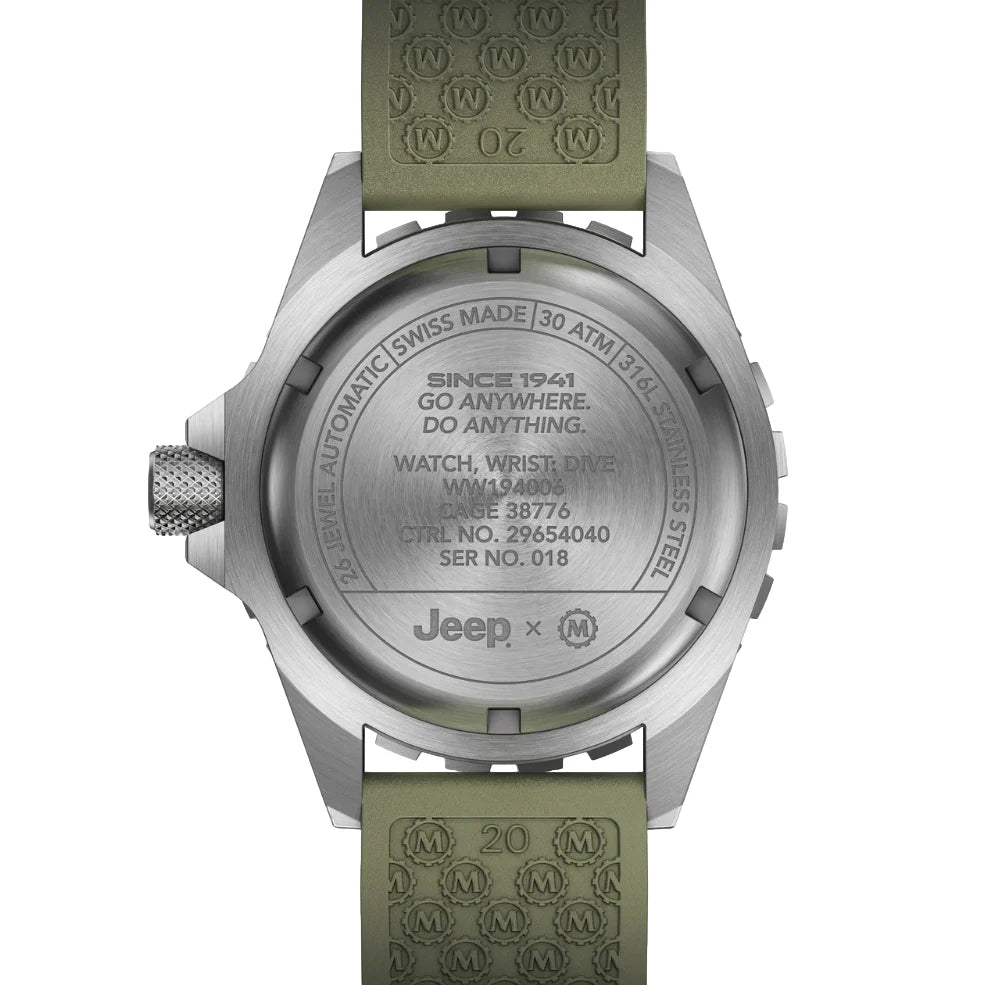 Relógio Marathon GSAR Diver's Jeep Rubicon 41mm Automático