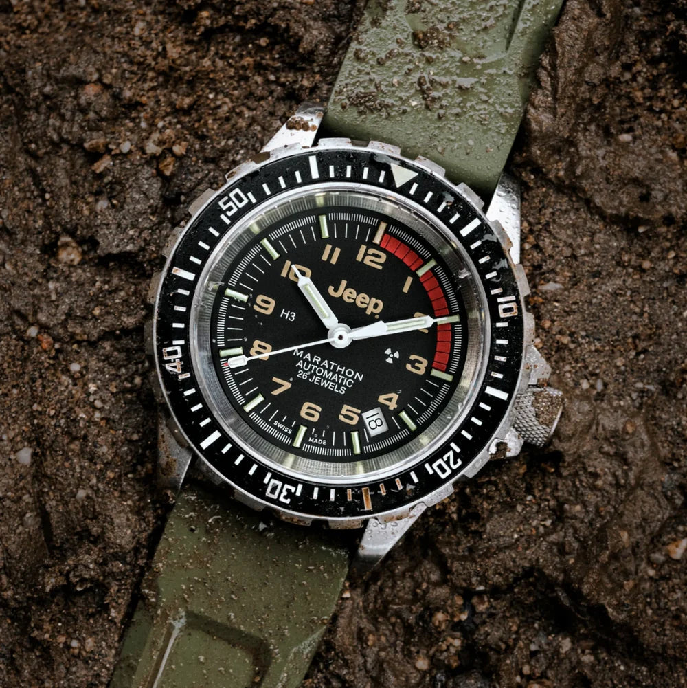 Relógio Marathon GSAR Diver's Jeep Rubicon 41mm Automático