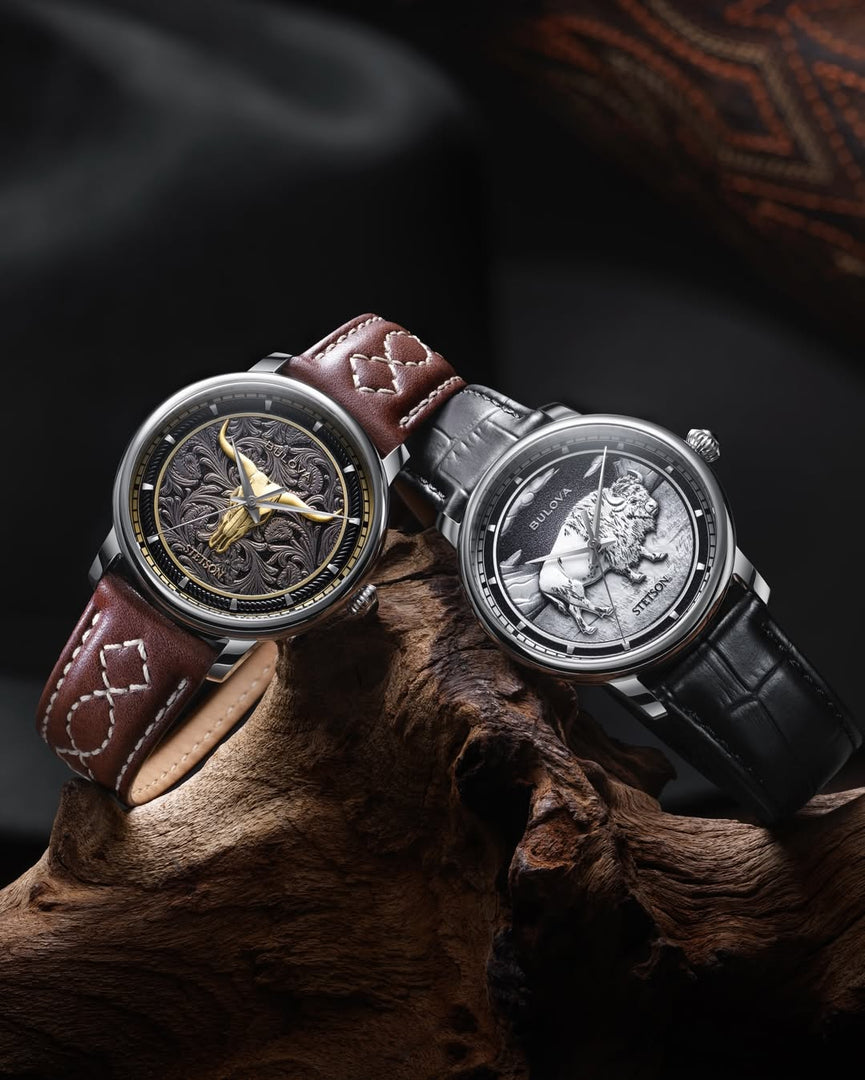 Relógio Bulova 96A334 Stetson Longhorn Automático