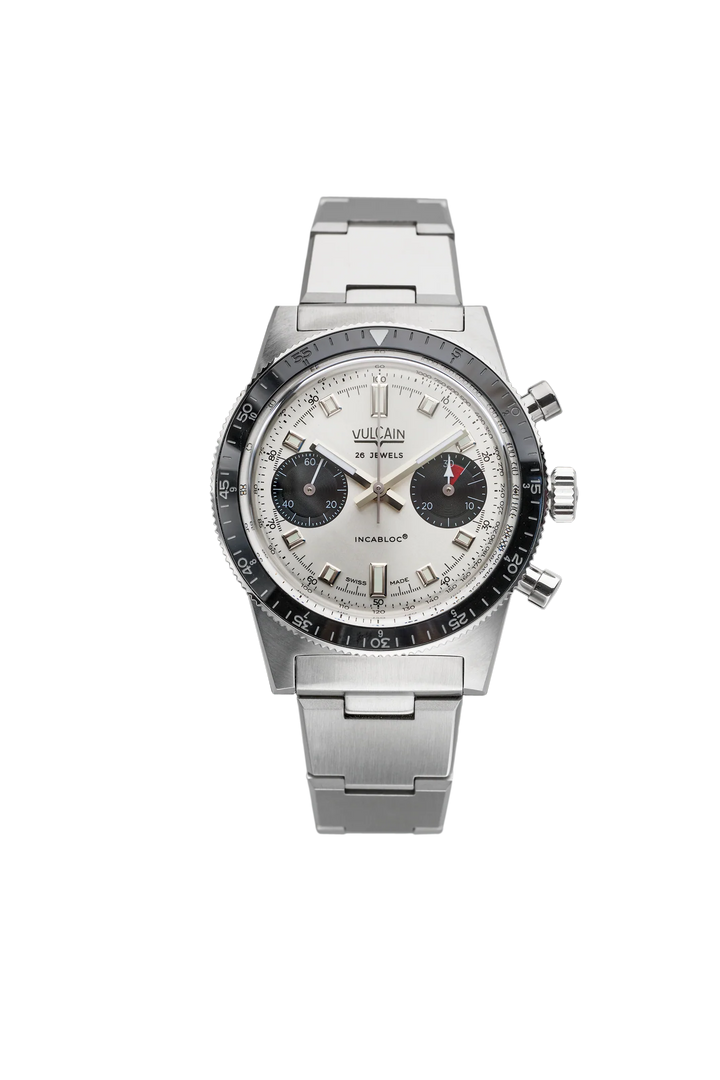 Relógio Vulcain 590176A57.BAC201 Skindiver Chronograph White