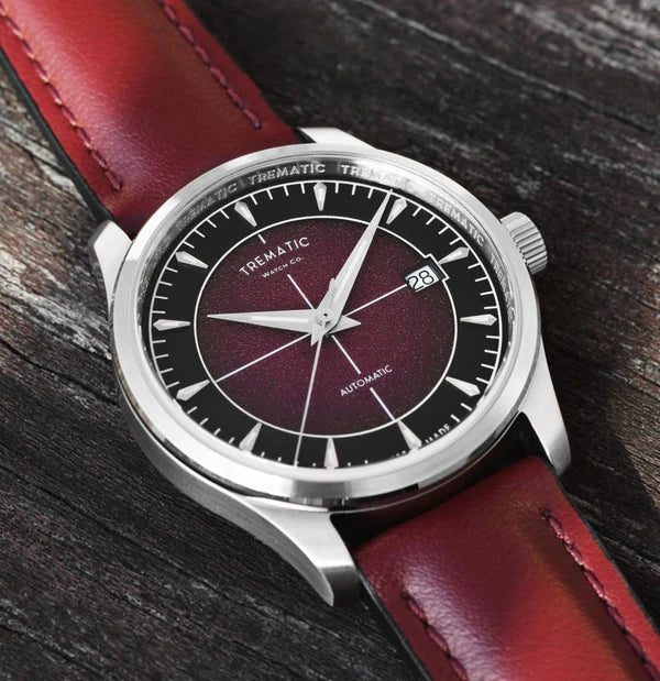 Relógio Trematic ZY6 borgogna 38 mm Automático