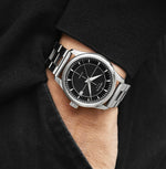 Carregue a imagem no visualizador da Galeria, Relógio Trematic ZY6 ossidiana 38 mm bracelet by Forstner Automático