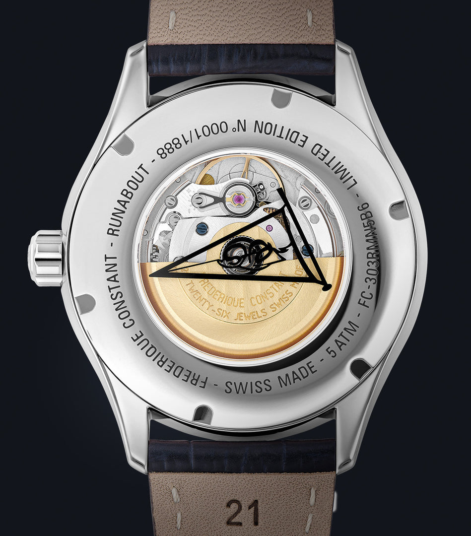 Relógio Frederique Constant FC-303RMLN5B6 Limited Edition New Classics Runabout Automático